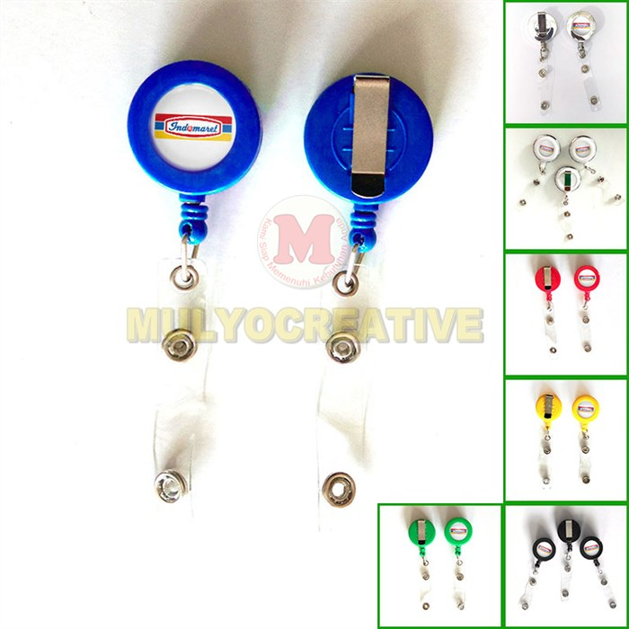 ID Card Yoyo Kasir Indomaret Gantungan Murah ID Card Holder Logo Indomaret
