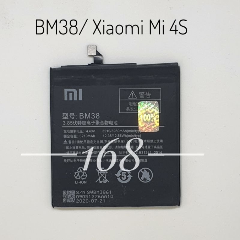 Baterai Batre Xiaomi BM38 Mi4S Batere Batrai Xiaomi BM 38 Mi 4S Original Battery