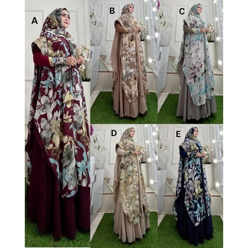 Dijah 741
Jubah set khimar hoodie Print motif
By dijah