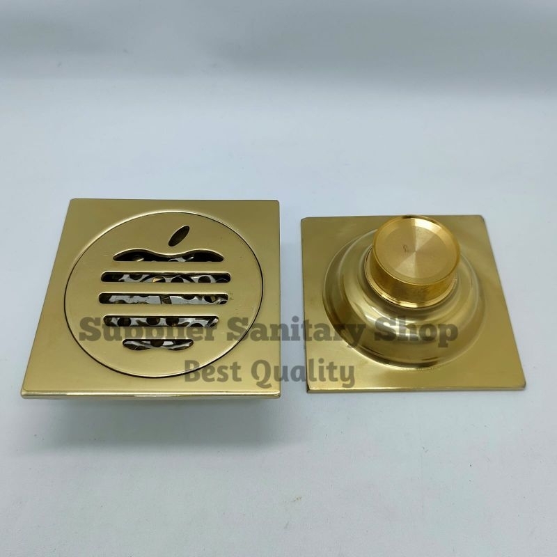 FLOOR DRAIN STENLIES GOLD/SARINGAN KAMAR MANDI/SARINGAN GOT/SARINGAN LANTAI