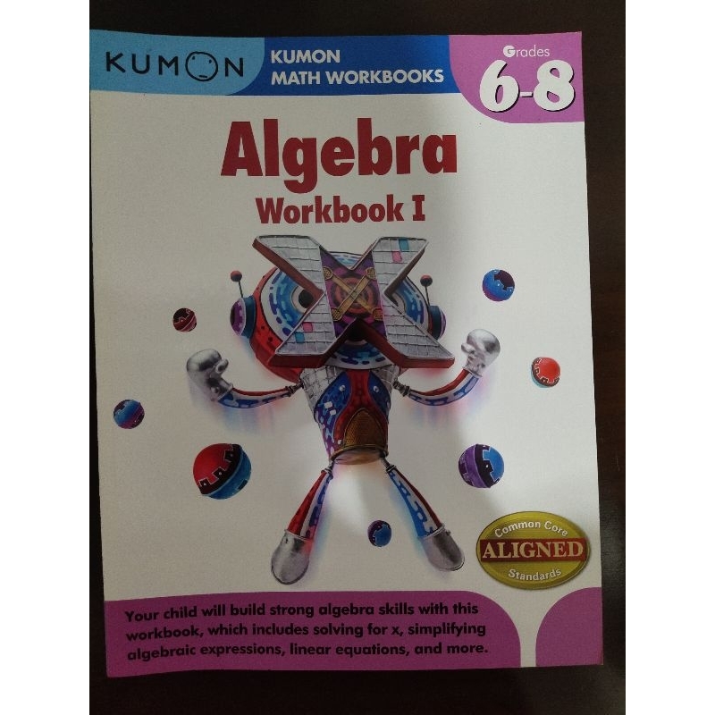 

Kumon Algebra grade 6-8