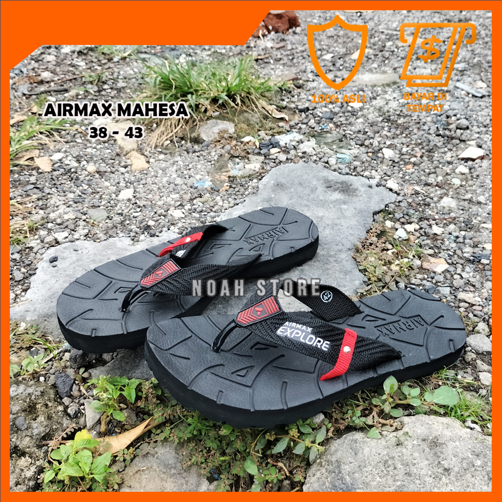 NOAH - Sandal AIRMAX MAHESA 38-43 / Sandal Fashion / Sandal Pria / Sandal Jepit Pria / Sandal Murah 