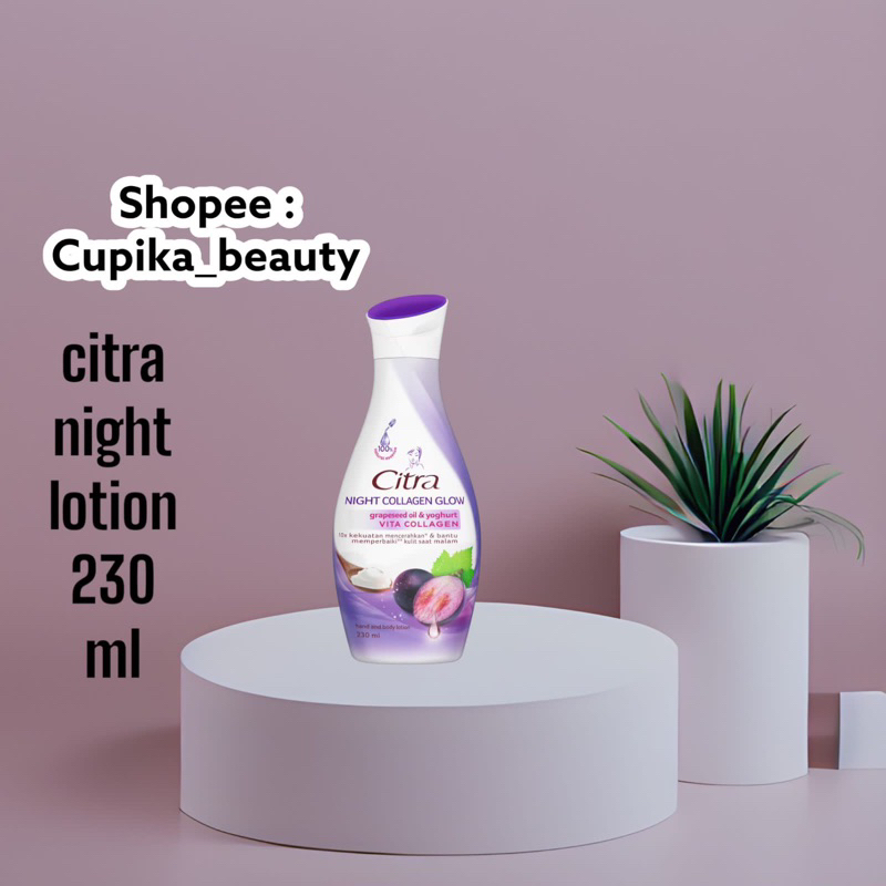 &lt;up.x&gt; [ 230 ml night ] citra handbody lotion 230 ml  night || lotion malam citra 230 ml || citra night nourish lotion 230 ml