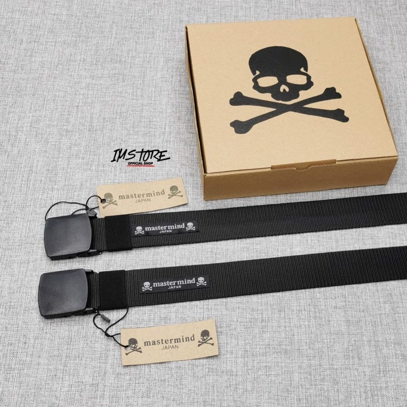 Mastermind Japan Belt Canvas Gesper Sabuk Pria