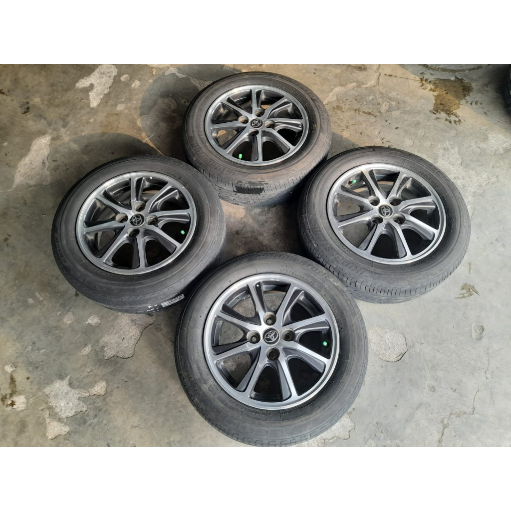 Velg Copotab Bekas Pakai Mobil Calya R14 Plus Ban