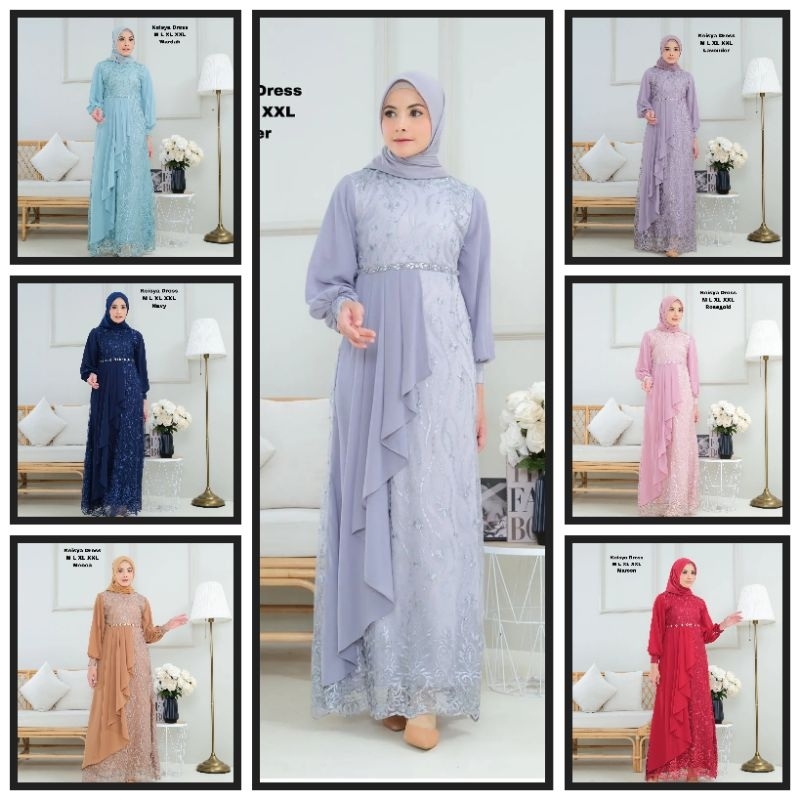 dress modern keisya / dress pesta / dress wisuda / dress lamaran / dress lebaran / dress brokat / dr