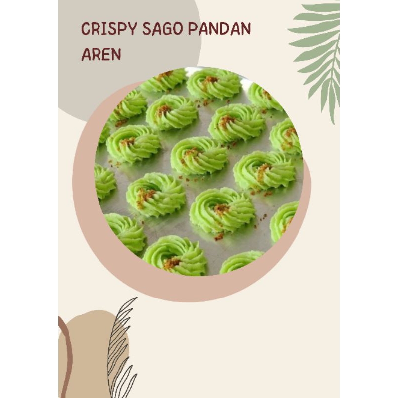 

crispy sago pandan aren