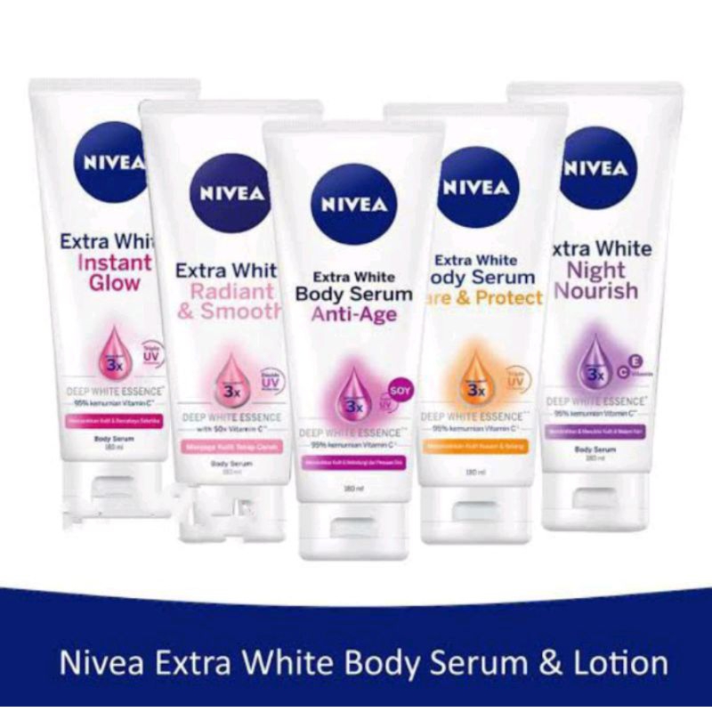 NIVEA Body Serum Extra White - 180ml