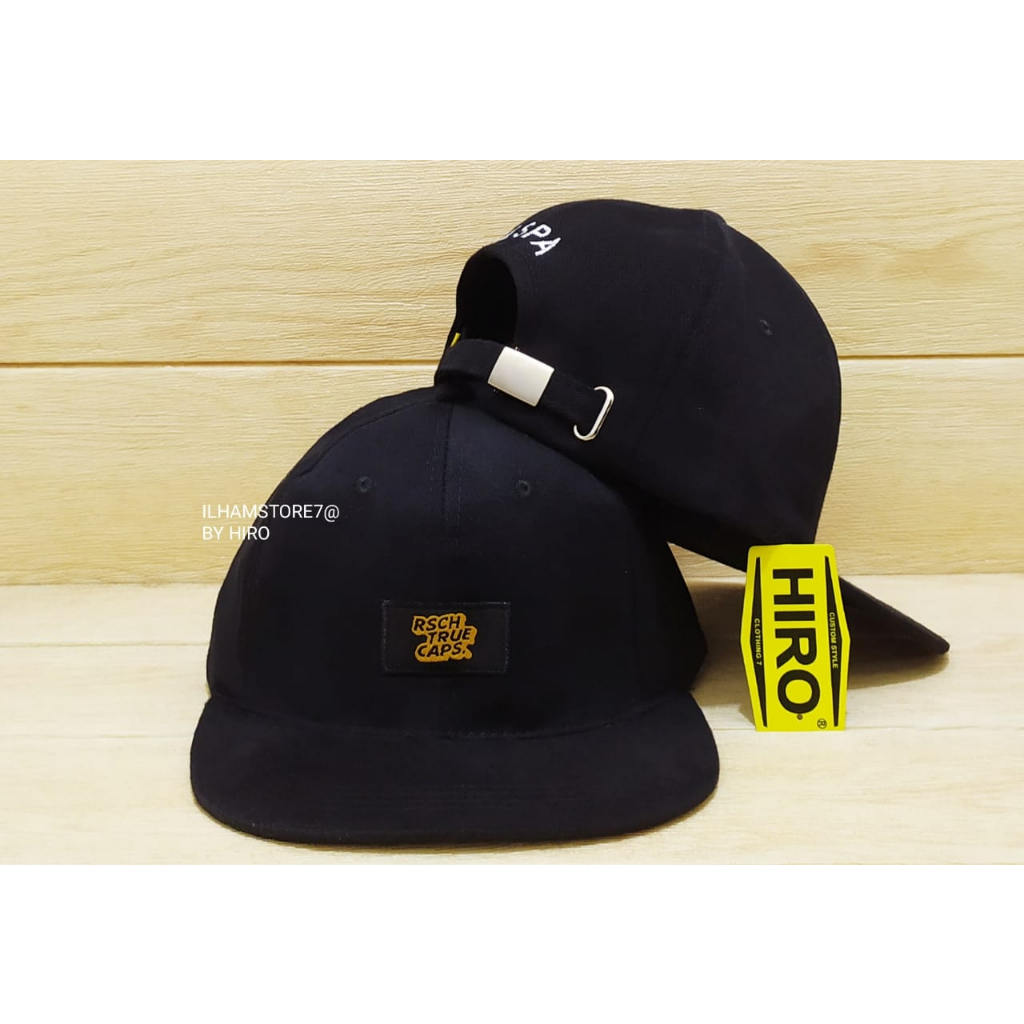 [COD]Topi Snapback Bordir RCH label kuning New Model/Topi Distro Pria