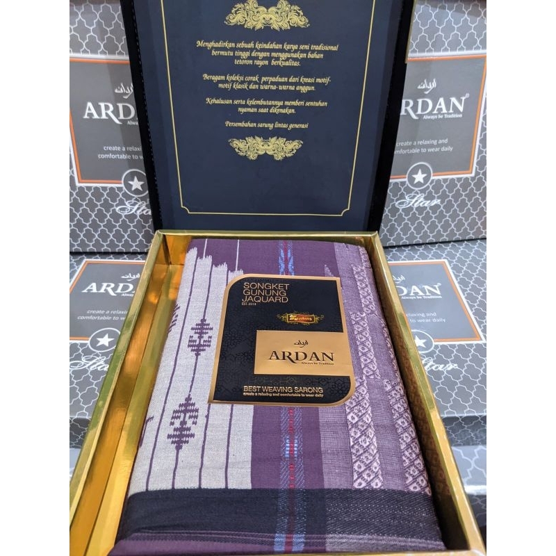 sarung ardan songket gunung jaquard original