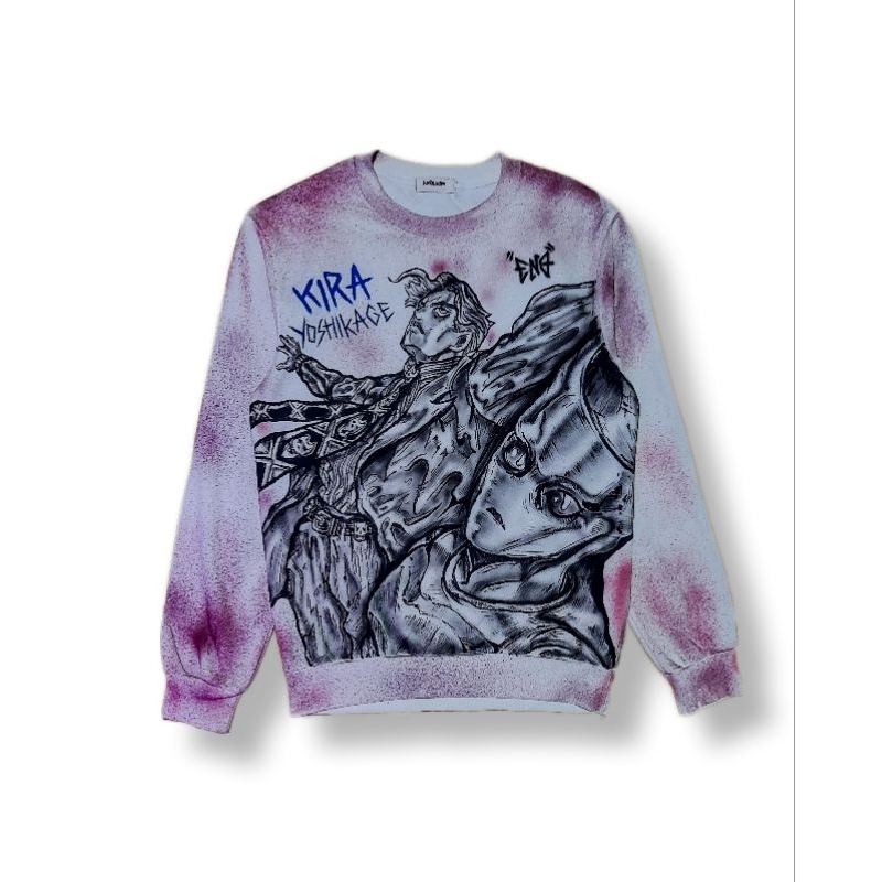 Crewneck design rework anime jojo bizarre adventure// boom
