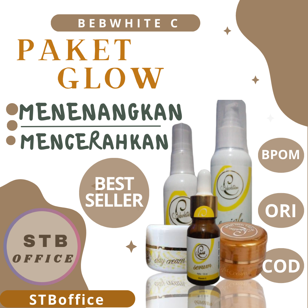 Paket Skincare Bebwhite C Glow Bpom Glow Forte Acne Series Memersihkan Jerawat dan Bekas Jerawat Flek Hitam Membadel Atasi Penyebab Jerawat Kulit Kusam Anti Komedo Berminyak Paket Kecantikan Wajah Wanita Perempuan Aman Untuk BUMIL BUNSUI