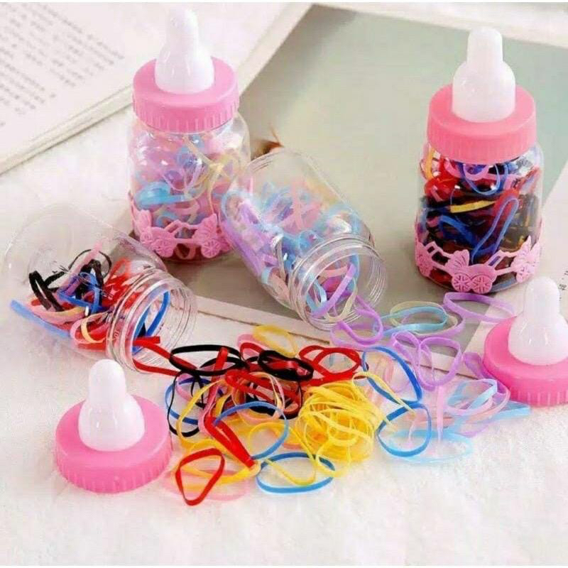 ✿ELYSABETHME✿ åk§ê§ðrï§  Karet rambut tempat botol jepang lentur untuk anak dewasa untuk kepang hair tools