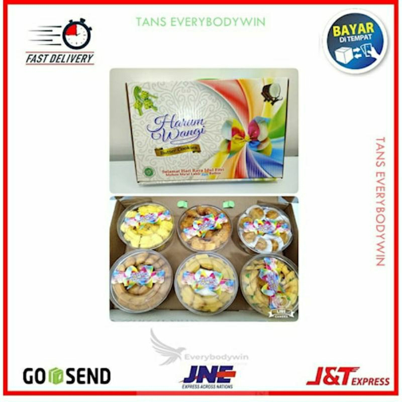 

[6 PCS] PARCEL LEBARAN HARUM WANGI COOKIES KUE KERING ISI 6 PCS