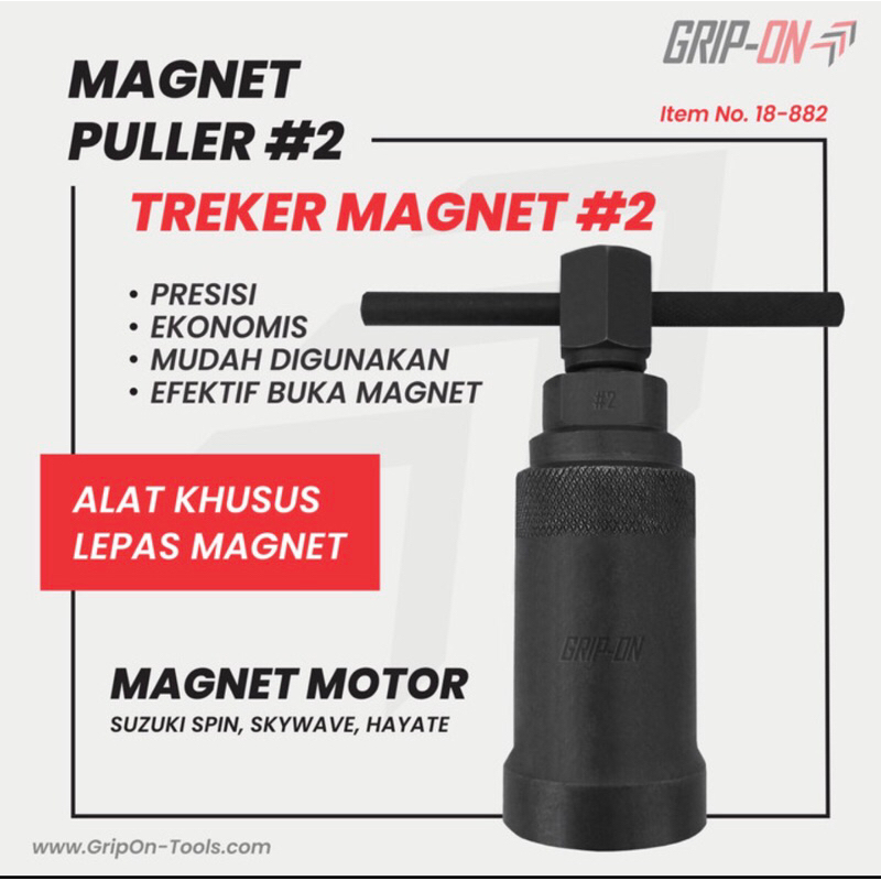 GRIP ON Treker magnet no 2 / treker magnet motor matic suzuki / Alat bengkel