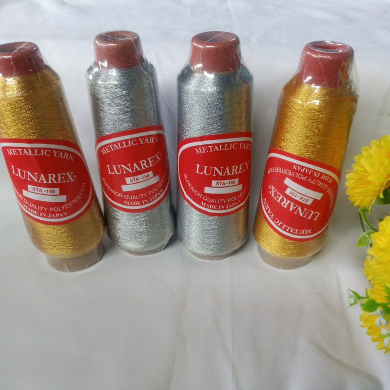 RST Benang bordir emas dan silver merk LUNAREX