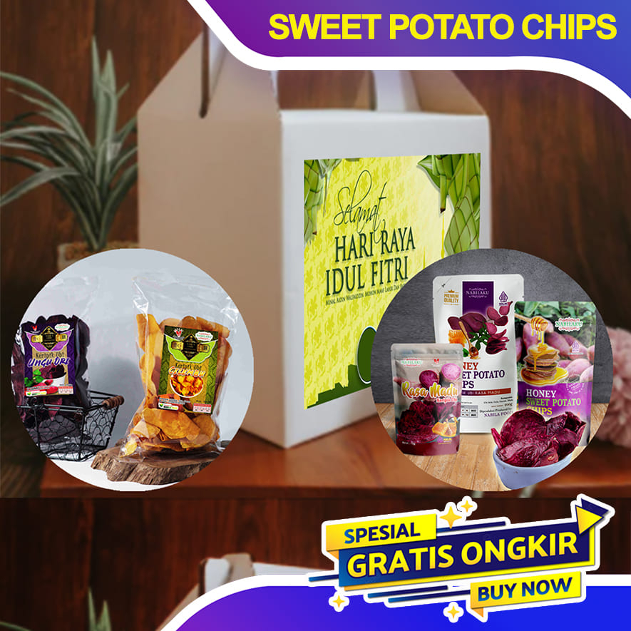 

PROMO OLEH-OLEH HAMPERS HONEY SWEET POTATO Isi 12 pak FREE BOX