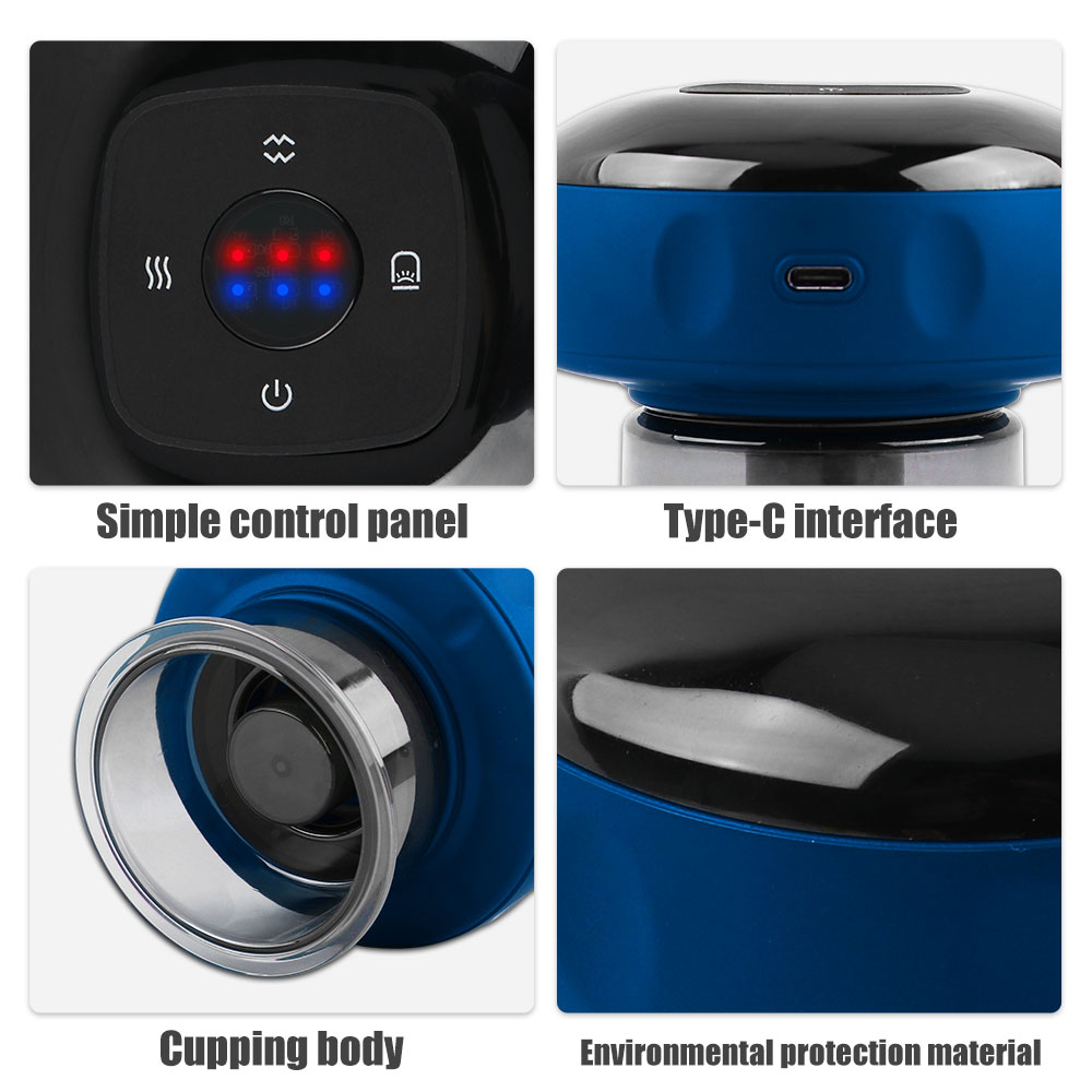 Alat Pijat Bekam Kerokan Portable Red Light Therapy Massager