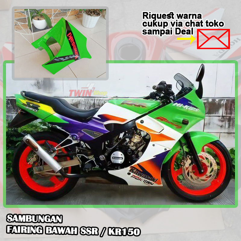 SAMBUNGAN BAWAH SSR/KR150 SAMBUNGAN FAIRING BAWAH SSR / UNDERCOWL SSR /fairing sambungan kr150