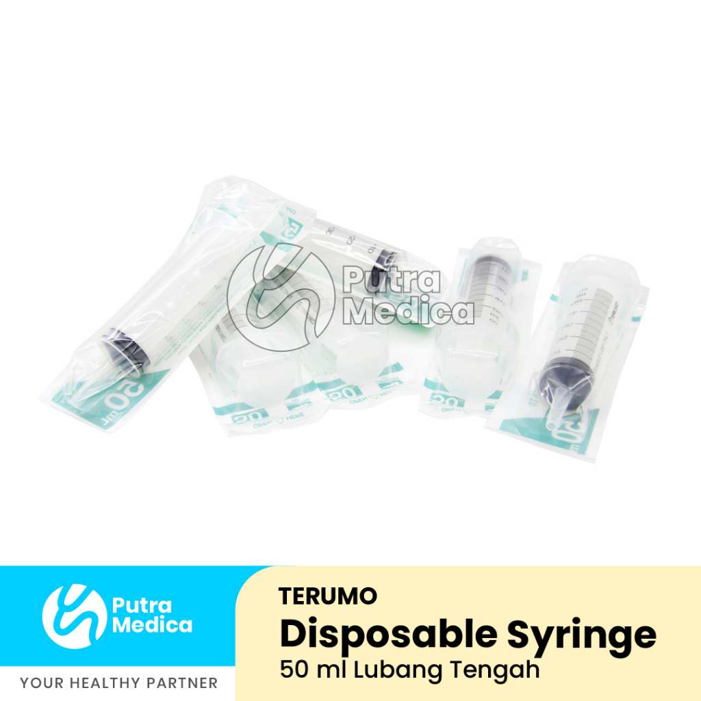 Terumo Spuit 50ml [Lubang Tengah] / Syringe