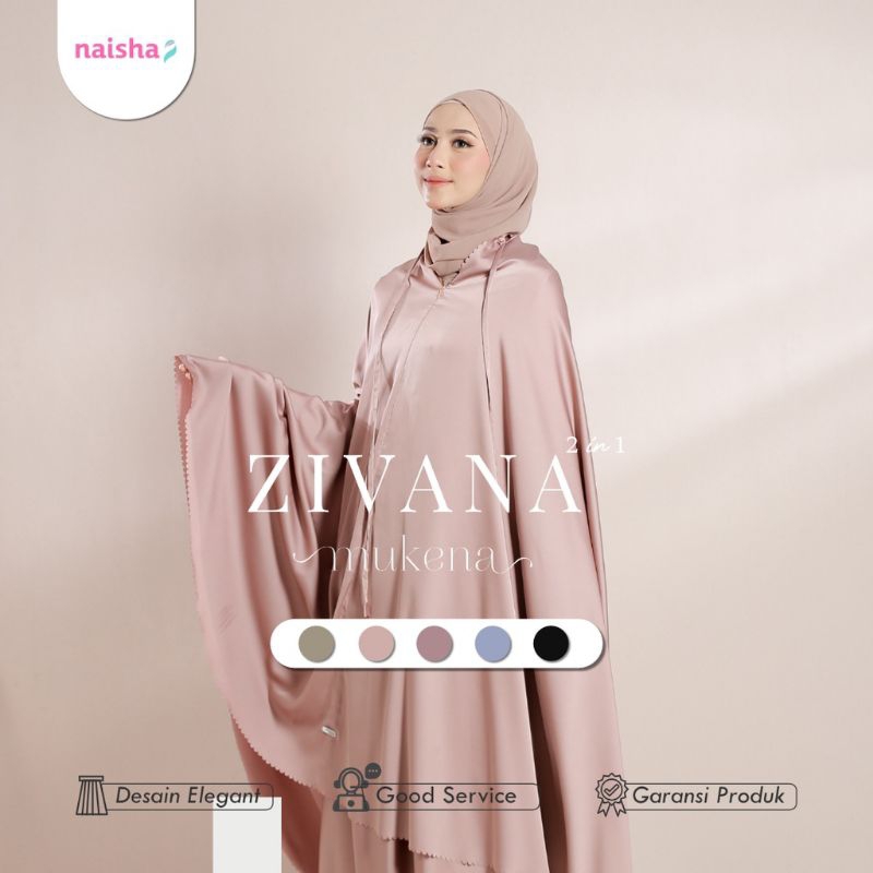 NAISHA OFFICIAL - Zivana Mukenah | Mukena Silk Mewah