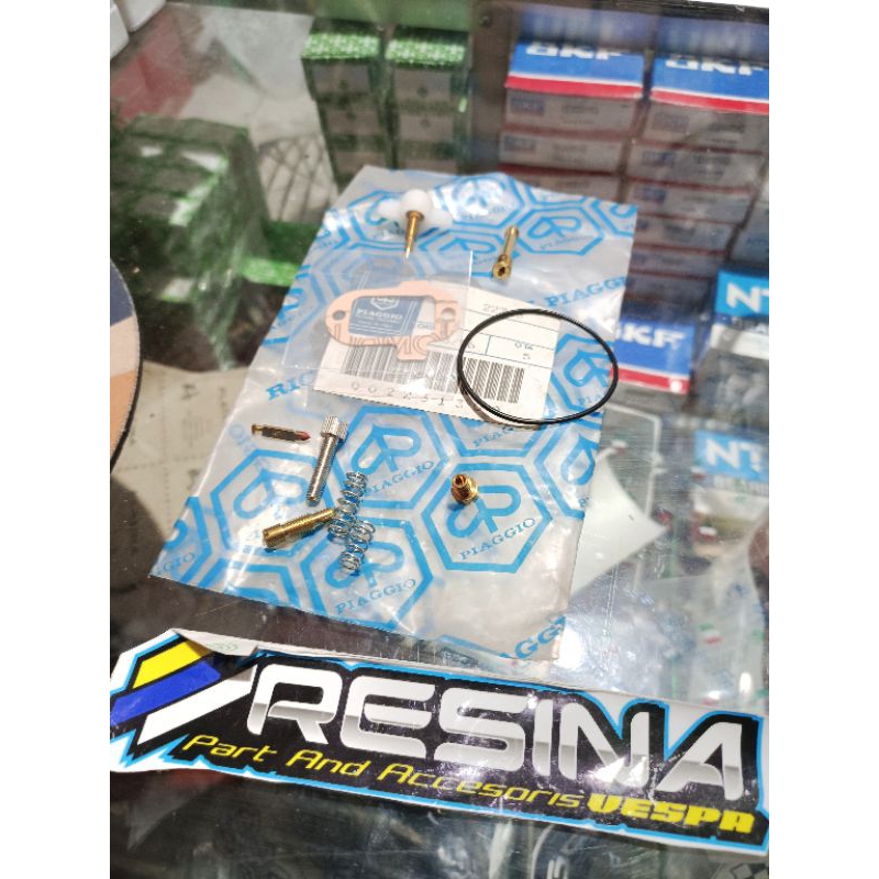 repairkit spuyer set vespa pts special 90cc dan 100cc original 19:19 standar