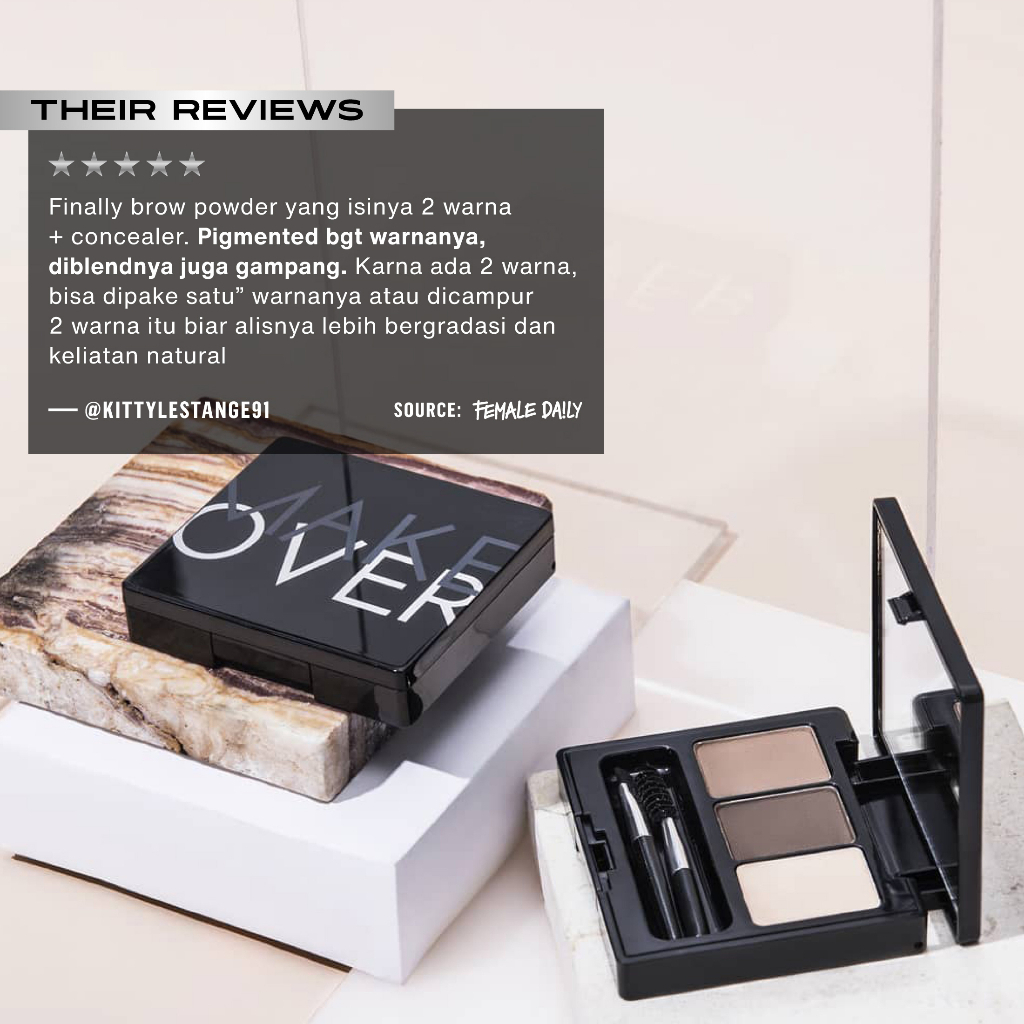 Qeila - MAKE OVER Eye Brow Definition Kit 6,9 g