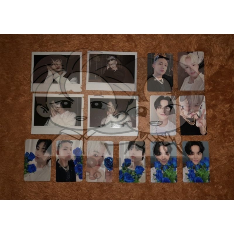 SHARING TREASURE SCRAP KIT NIGHT GARDEN POLAROID HARUTO HYUNSUK [READY STOCK]