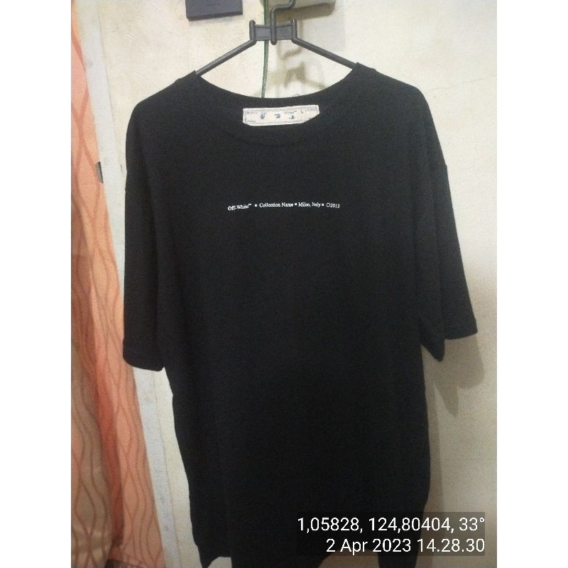 kaos off white second original size L