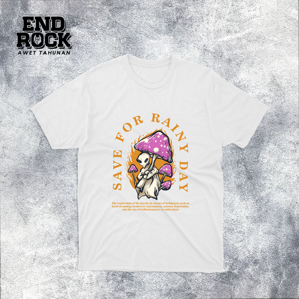 Kaos Distro Original Endrock Tema Save Rainy DTFS136