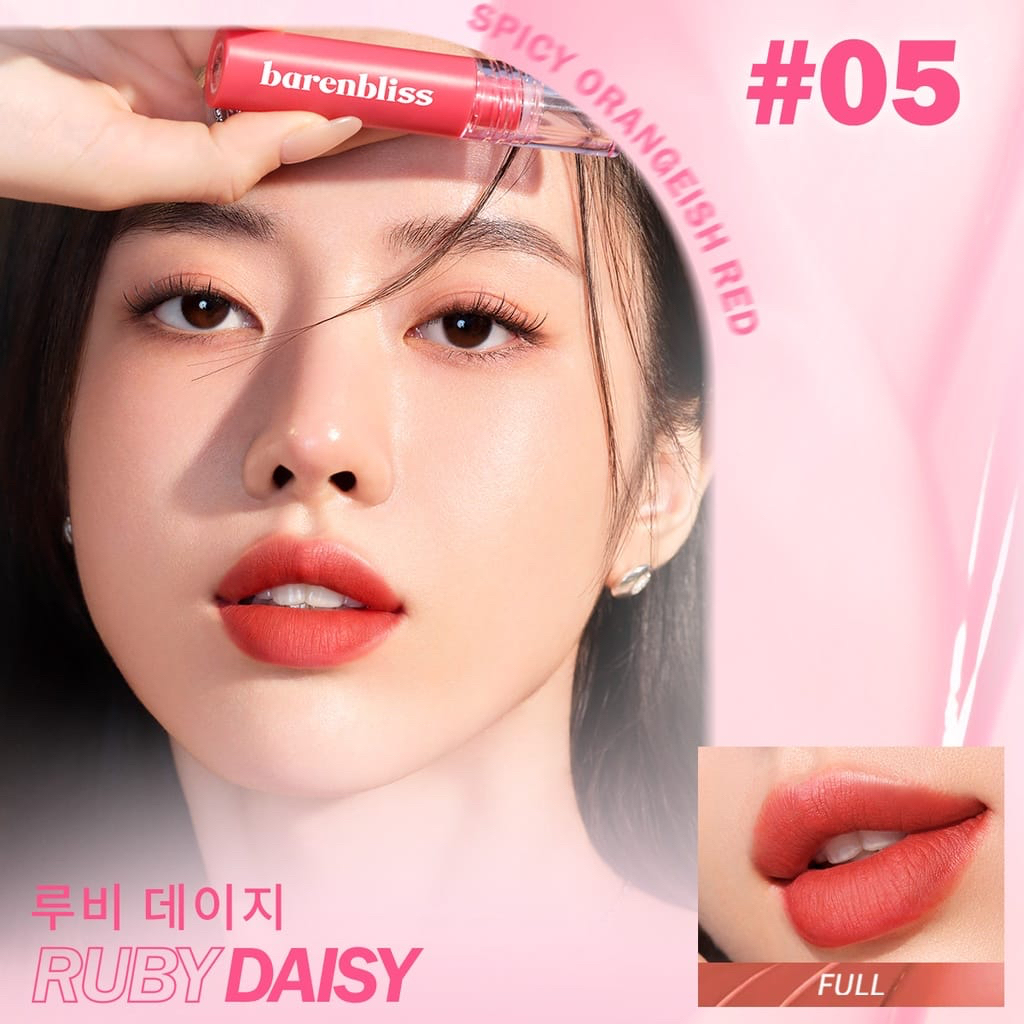 `ღ´ PHINKL `ღ´  BNB BARENBLISS KOREAN BLOOMATTE | MATTE LIPTINT KOREA ombre KPOP import lipstick cair ringan