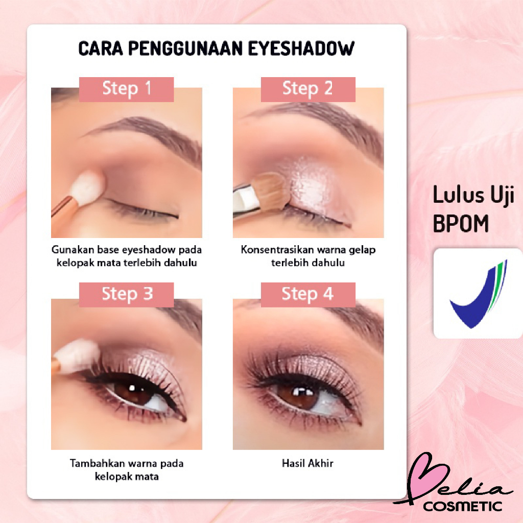 ❤ BELIA ❤ JUST MISS Wonder Palette Eye Shadow 4 Warna Makeup Mata Cosmetic Komestik Perona Mata | BPOM