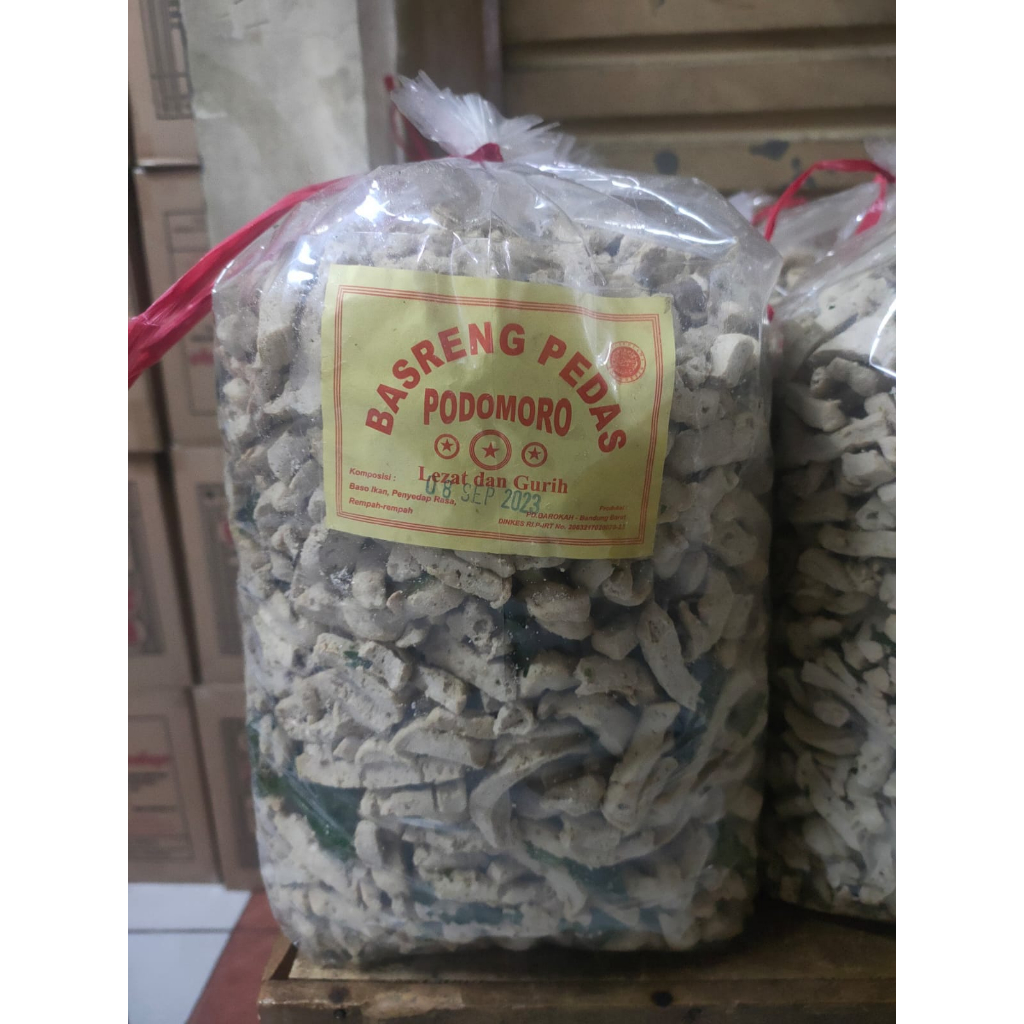 BASTIK BASRENG STIK PEDAS DAUN JERUK 250 gr / Rasa Original asin