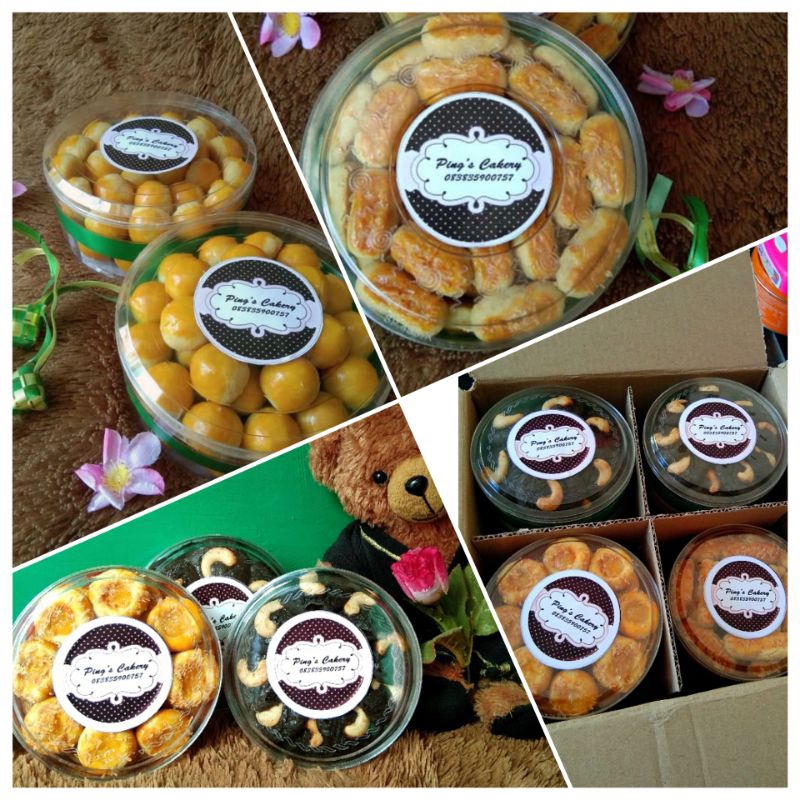 

Nastar, castangel, choco cookies mete, thumprint premium homemade