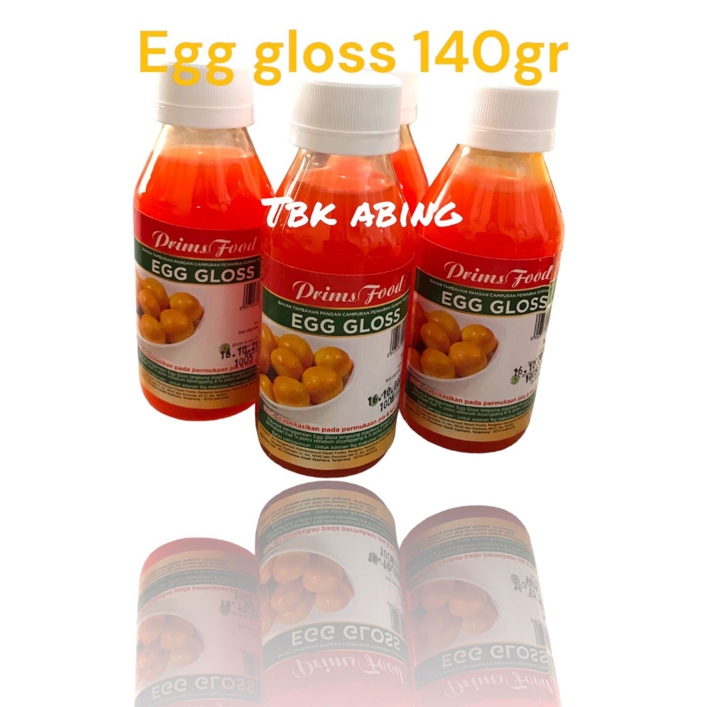 

Prims Food EGG GLOSS 140 ml - Olesan Nastar - Penganti Kuning Telur