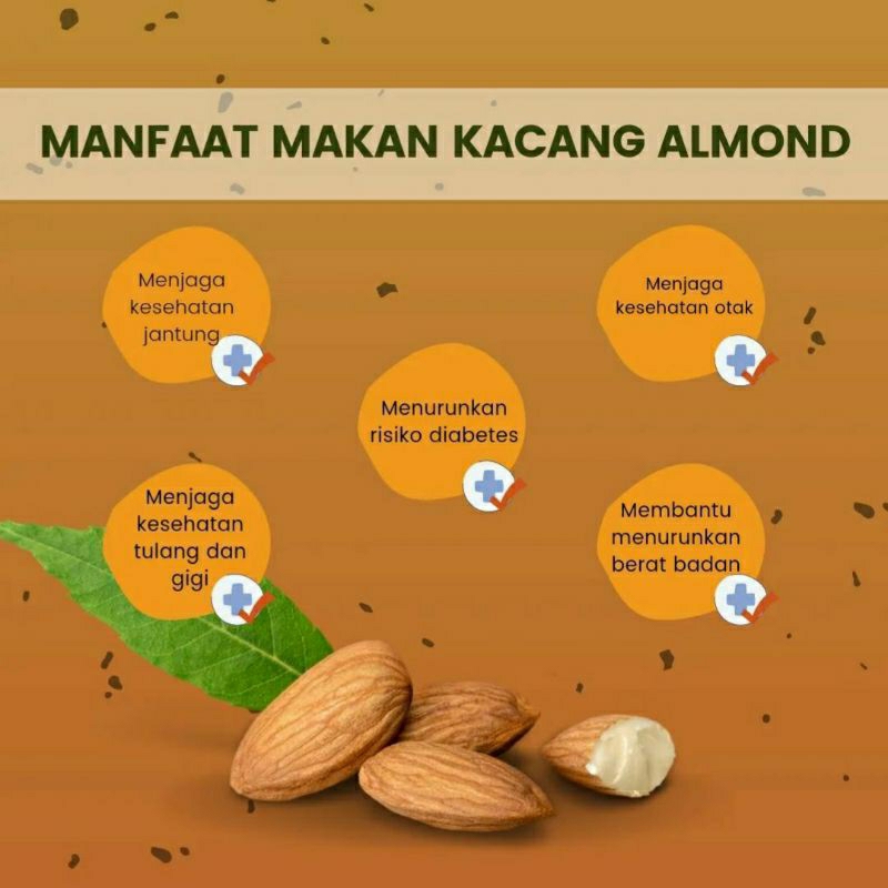 Alaric Superfood Almond panggang premium