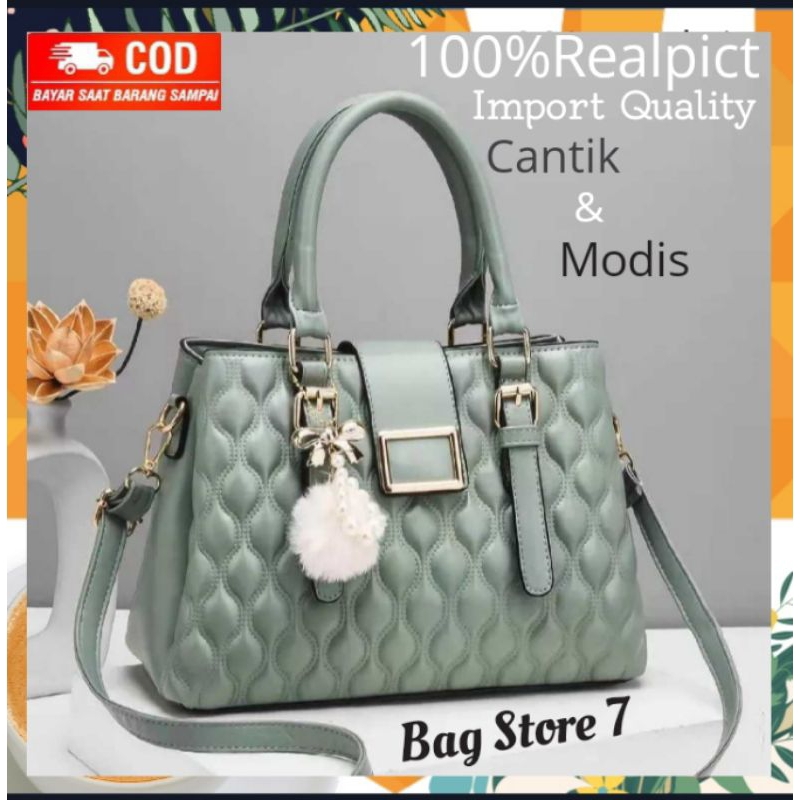 TAS KOREA SHOULDER BAG SELEMPANG BAHU WANITA CEWEK REMAJA PEREMPUAN IBU IMPORT KOREAN STYLE TERBARU 