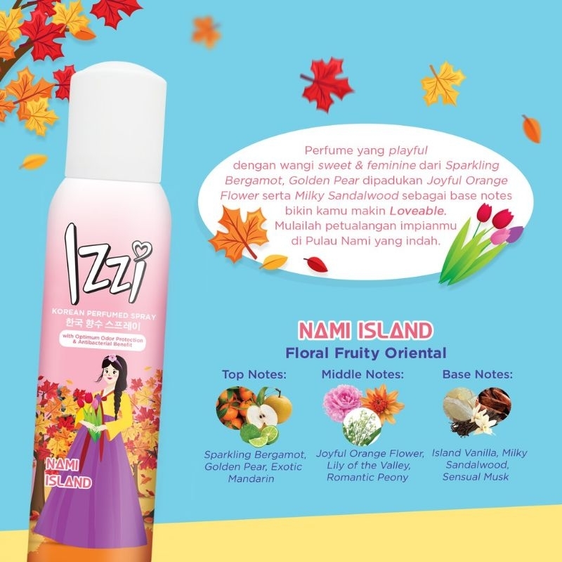 IZZI PARFUM SPRAY KOREAN EDITION 150ML