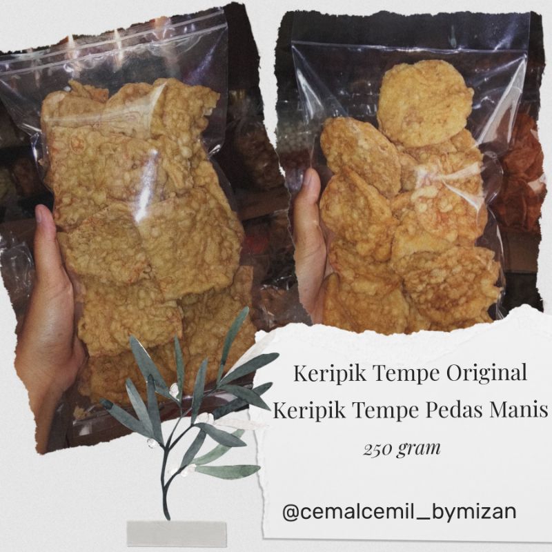 

Keripik Tempe Bandung Original & Pedas Manis