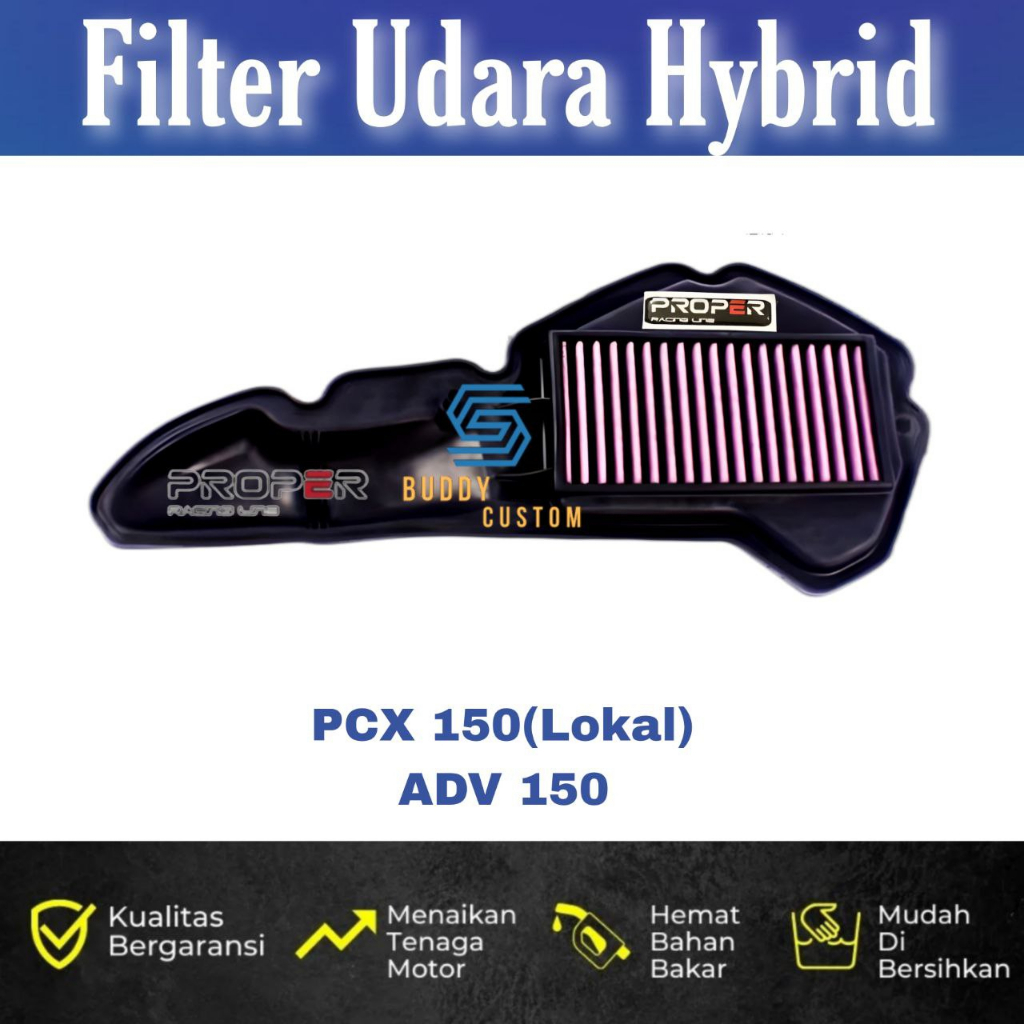 FIlter Udara PCX 150 Lokal ADV 150 Proper Racing Line - Air FIlter PCX ADV 150