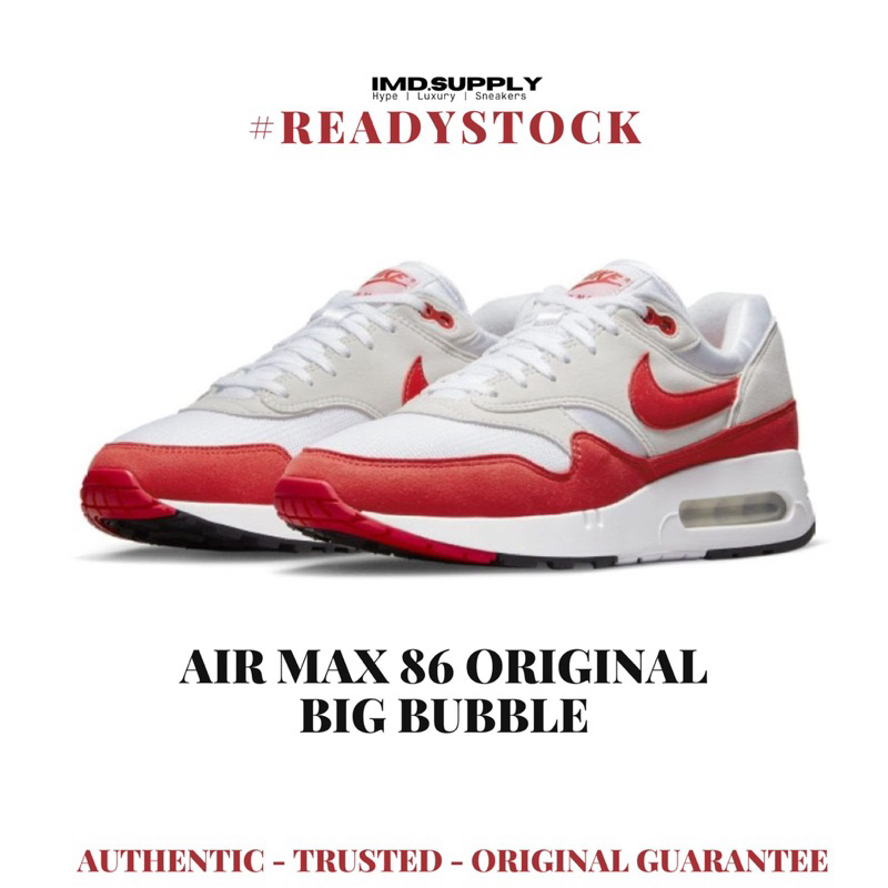 Nike Air Max OG ‘86 Big Bubble’ 100% ORIGINAL