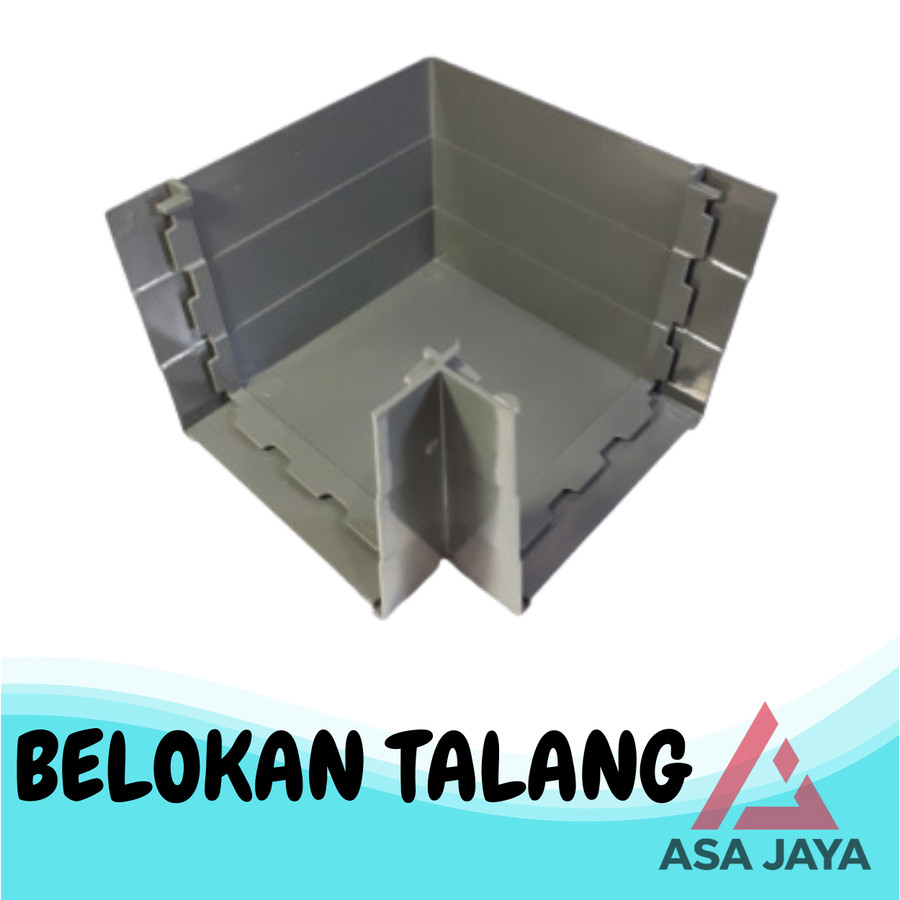 Belokan Talang Air Kotak PVC / Belokan Talang Kotak 4" inch