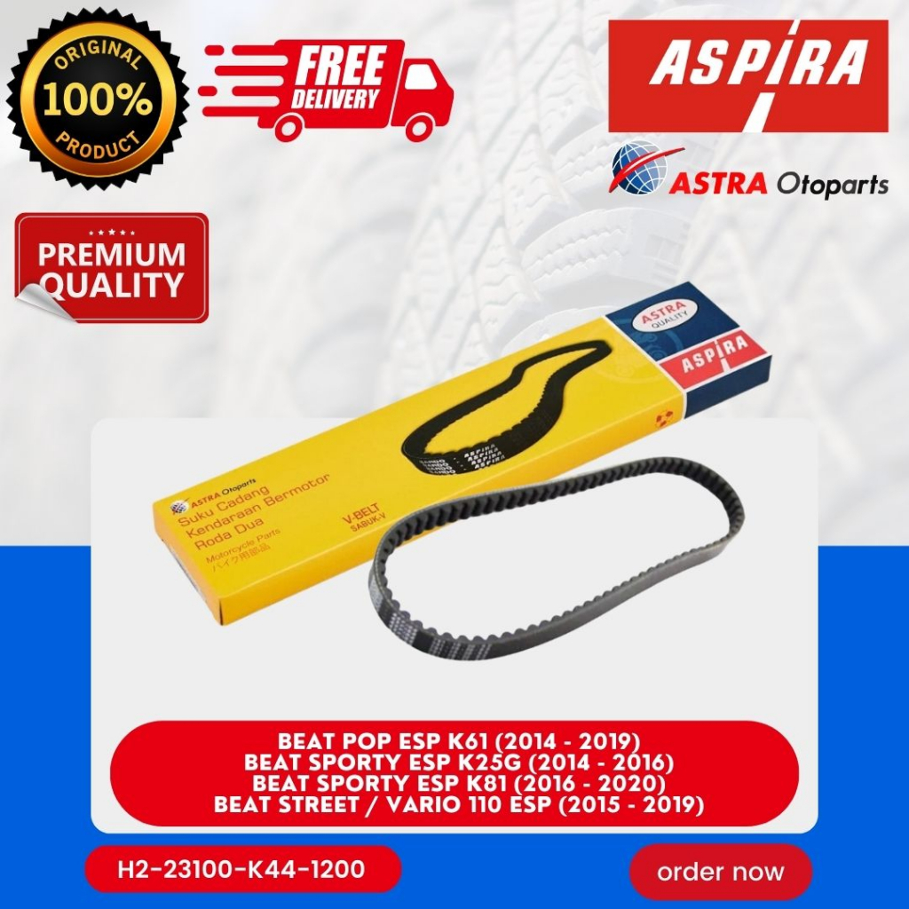 PROMO [READY COD] V-BELT ASPIRA / VANBELT ASPIRA / FANBELT VAN BELT V BELT BEAT ESP, BEAT POP