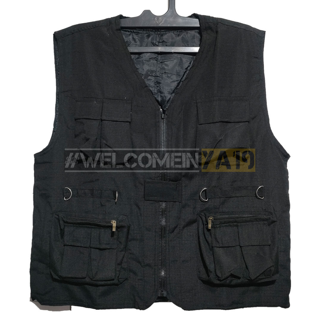 Rompi Tactical Lapangan Kerja / Outdoor / Partai / Wartawan / Mancing / Safety