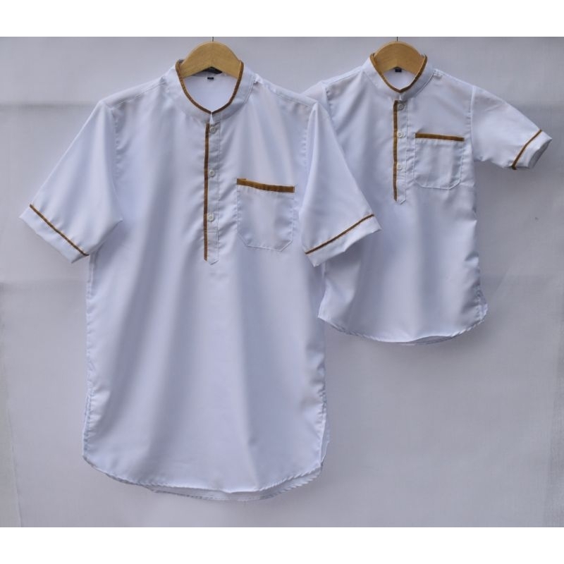 Baju Koko Kurta Pria Couple Ayah Dan Anak Laki Laki