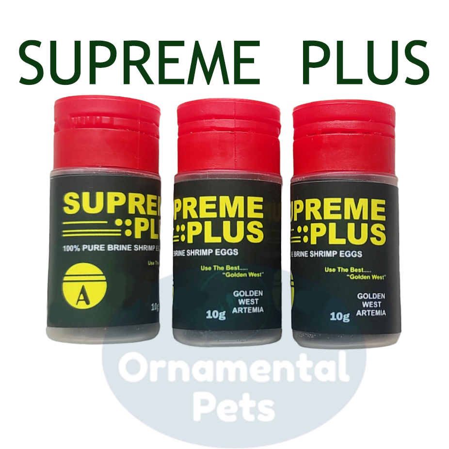 Artemia Supreme Plus Murah Repack Berat 10 gram gr Pakan Burayak Cupang Guppy Koi