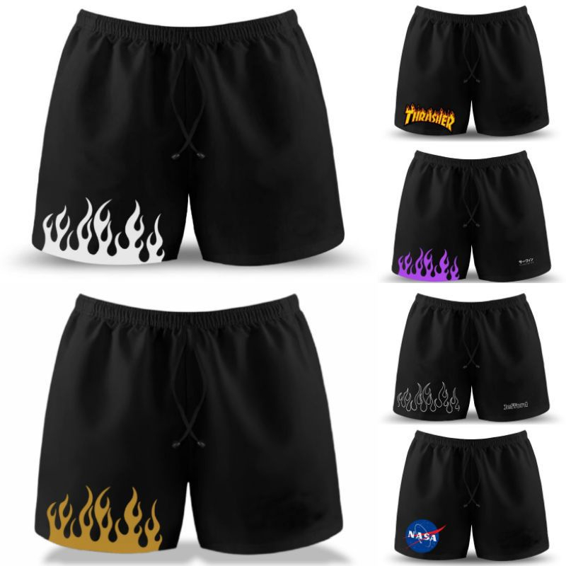 Celana Kolor Motif Api / boxer api / kolor api