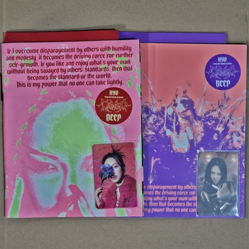 Hyo Deep Unsealed Album (Hyoyeon Girls' Generation SNSD)
