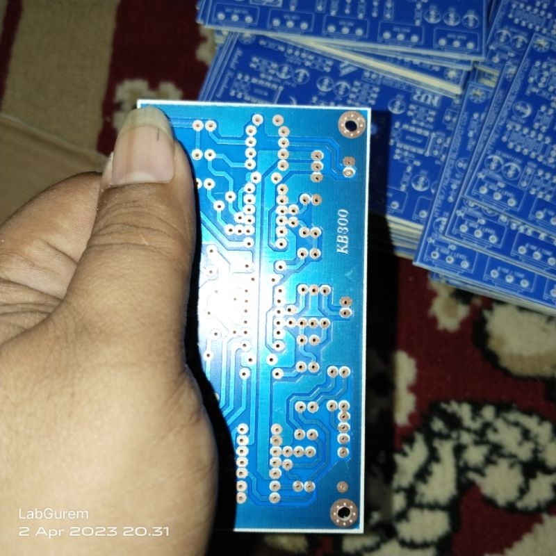 pcb pre amp Kb300 Fyber fr4 fix