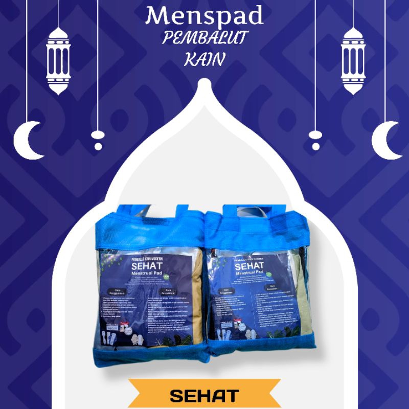 MENSPAD SEHAT PEMBALUT KAIN SEHAT SERAT BAMBU